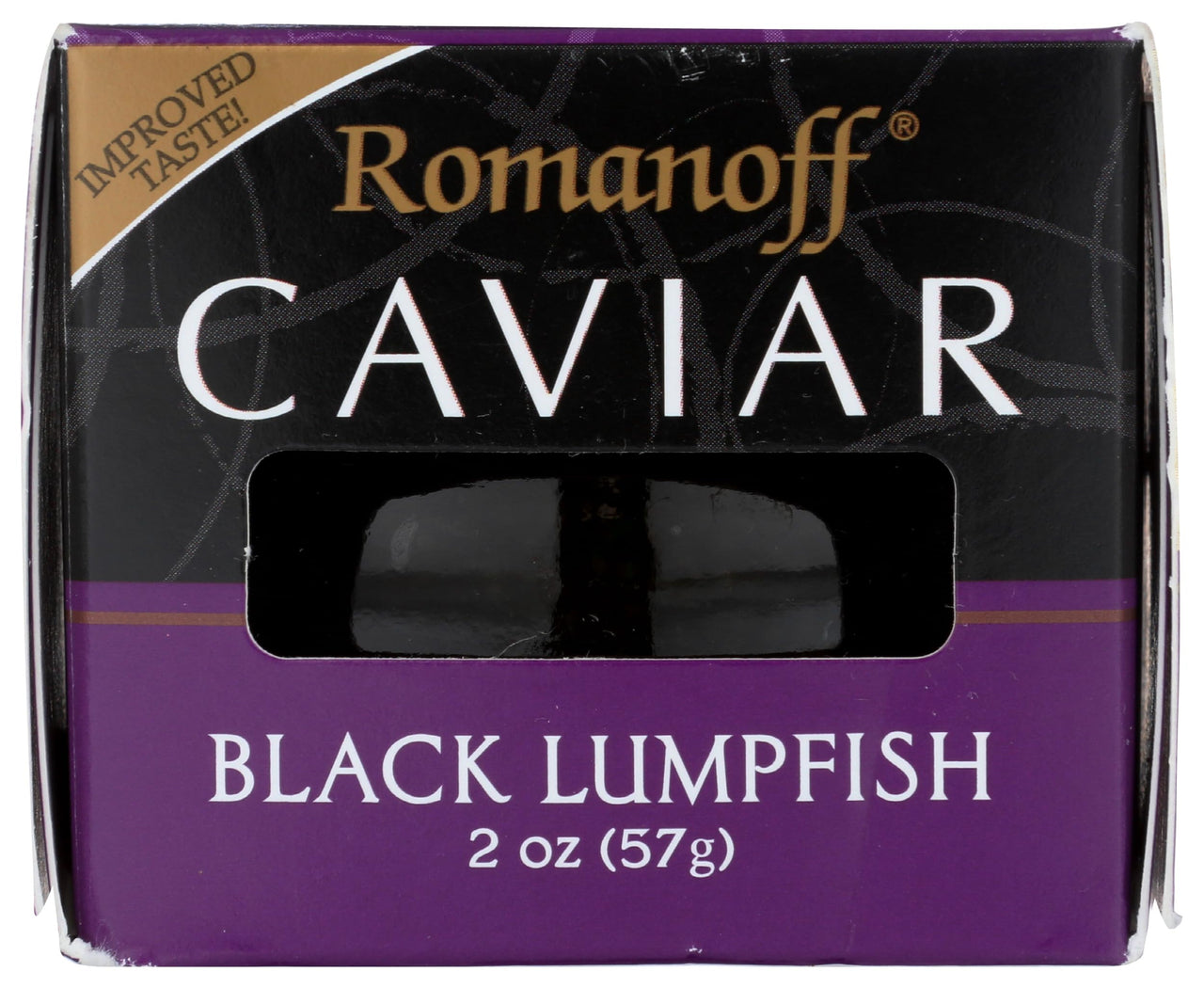 Romanoff Black Lumpfish Caviar, Zero Trans Fat, 2 Ounces (Pack Of 6)