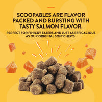 Thumbnail for NaturVet Scoopables Quiet Moments Cat Calming Aid - Promotes Calm with Stressful Events Storms, Fireworks, Travel, Separation Anxiety - Cat Health Supplement w/Melatonin - Salmon Flavored | 5.5oz Bag