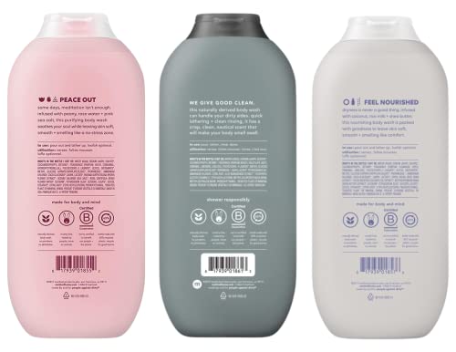 Image 2 of Method Body Wash Trio, Moisturizing Body Wash, Daily Shower Gel and Plant-Based Body Cleanser, 18 Fluid Ounces (Variety Pack)