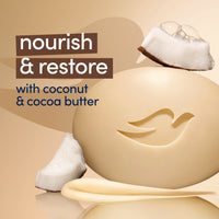 Thumbnail for Dove Beauty Bar Soap Restoring Coconut & Cocoa Butter 6 Count for Restored Skin, Nourishes Skin 3.75 oz
