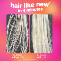 Thumbnail for K18 Leave-In Molecular Repair Hair Mask, Patented, Lasting Repair For Dry, Frizzy, Damaged Hair, Reverse Damage In 4 Minutes From Bleach, Color, Chemical Services + Heat
