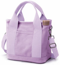 Thumbnail for Small Tote Bag with Zipper Tote Bag for Women Canvas Crossbody Bag Shoulder Bag Satchel Hobo Bag Messenger Bag 2026