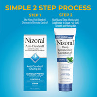 Thumbnail for Nizoral Anti-Dandruff Shampoo, 7 Oz + Deep Moisturizing Conditioner, 9.4 Oz Bundle