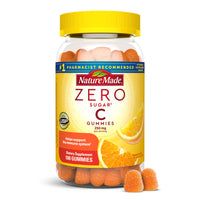 Thumbnail for Nature Made Zero Sugar Vitamin C Gummies 250 mg Per Serving, Immune & Antioxidant Support, Aspartame Free, 100 Sugar Free Vitamin C Gummies, 50 Day Supply