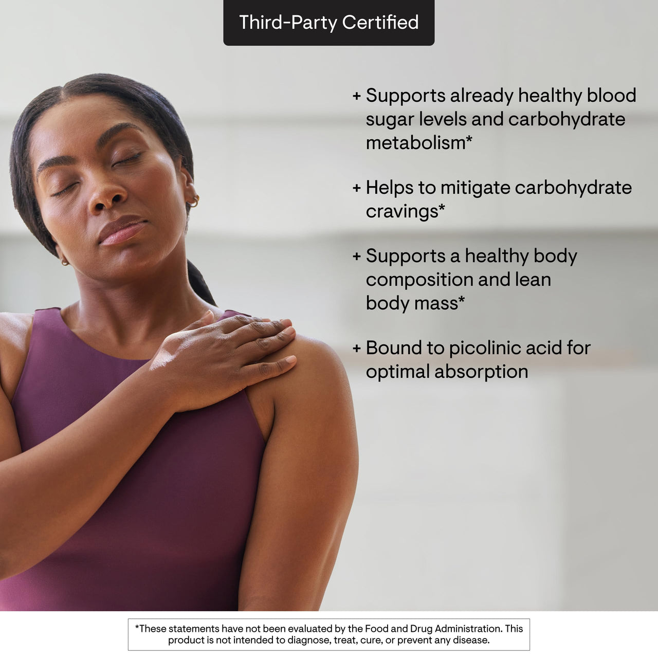 THORNE Chromium Picolinate - Essential Mineral Supplement for Healthy Metabolism Support* - Supports Carbohydrate Cravings* - Dairy, Soy & Gluten-Free - 60 Capsules