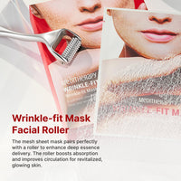 Thumbnail for MEDITHERAPY Wrinkle-fit Mask + Facial Roller, Collagen Mask, Lifting Sagging Skin, Hydrating, Improving Elasticity, Glass Skin, Korean Skincare