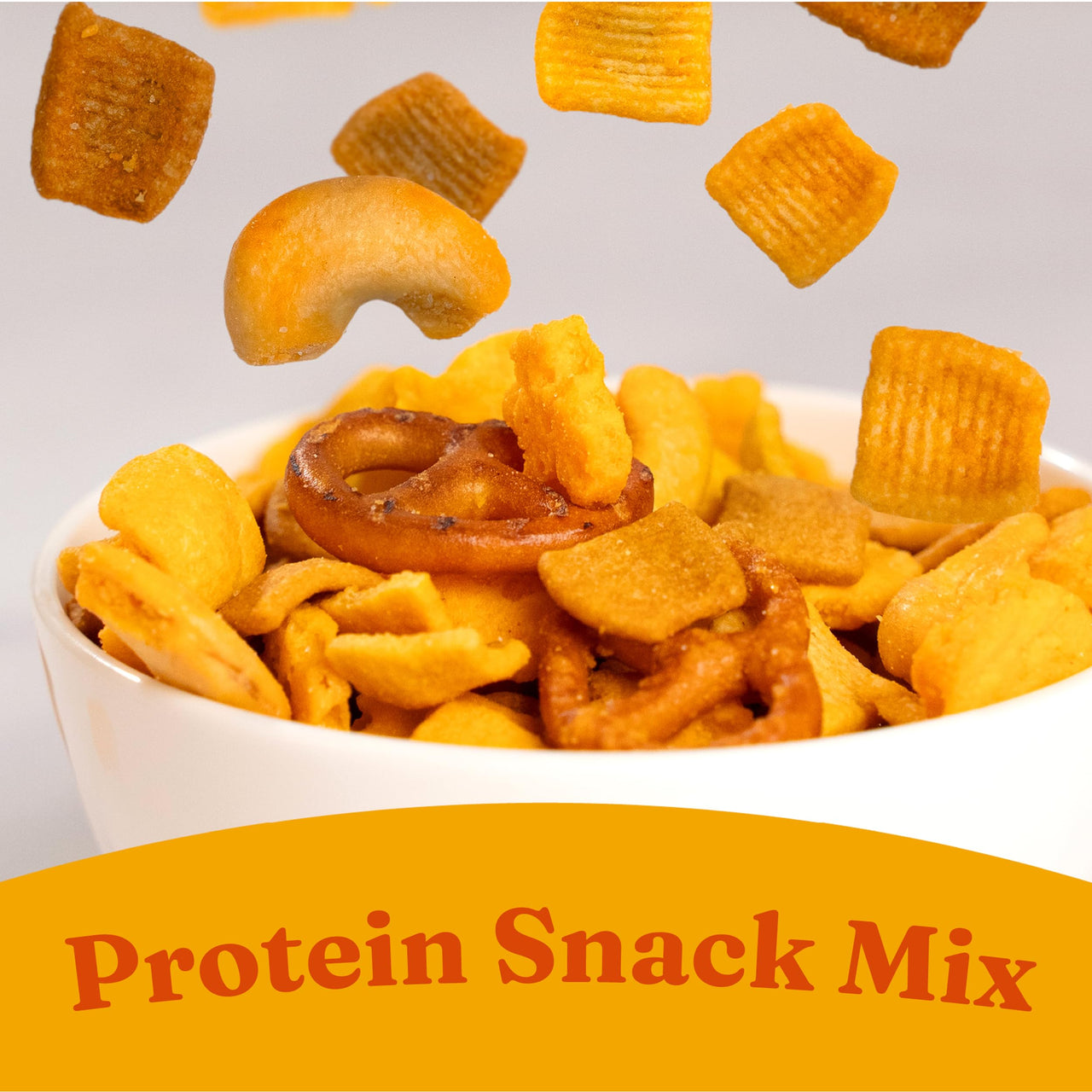 Catalina Crunch Protein Grab & Go Snack Mix with Cheese Crisps | 16g Protein, 2g Sugar per Pouch | Good Source of Fiber, Keto, Gluten Free | Cheddar, 1.85 oz (Pack of 12)