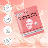 Thumbnail for Rael Collagen PDRN Hydrogel Face Masks – Deep Hydration with Salmon PDRN, Collagen, Peptide, and Hyaluronic Acid, Anti-Slip, Korean Skin Care (4 Count)