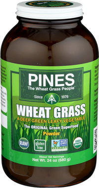 Thumbnail for Pines Organic Wheat Grass Powder, 24 Ounce