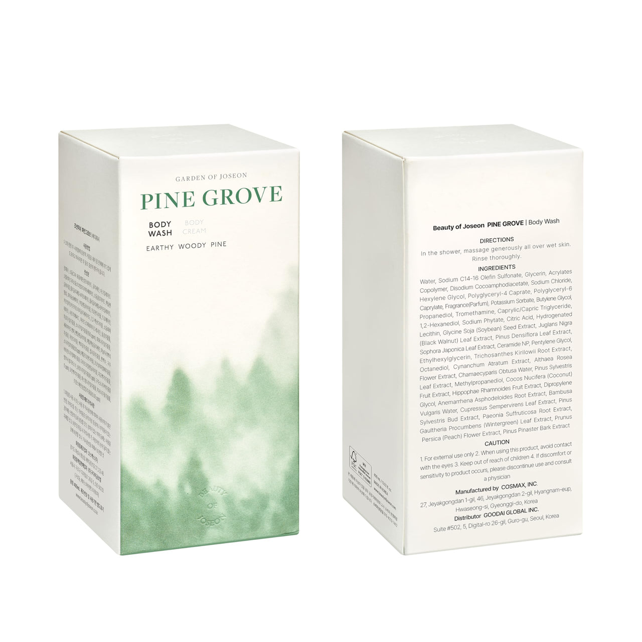 Beauty of Joseon] Pine Grove : Body Wash (400ml, 13.5 fl.oz)
