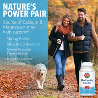 Thumbnail for KAL Dolomite Powder | Natural Calcium & Magnesium Source | Bone & Heart Health Support | Fast-Acting | 16oz, 90 Serv.