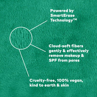 Thumbnail for The Original MakeUp Eraser PRO, Effortlessly Remove All Makeup Using Only Water, Including Waterproof Mascara, Eyeliner, Foundation, Lipstick, Sunscreen,and More! Green, 1ct.