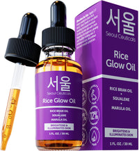 Thumbnail for SeoulCeuticals Rice Bran Oil for Skin - Korean Skin Care Facial Glow Oil With Squalane & Vitamin E - Cruelty Free K Beauty Skincare 1oz