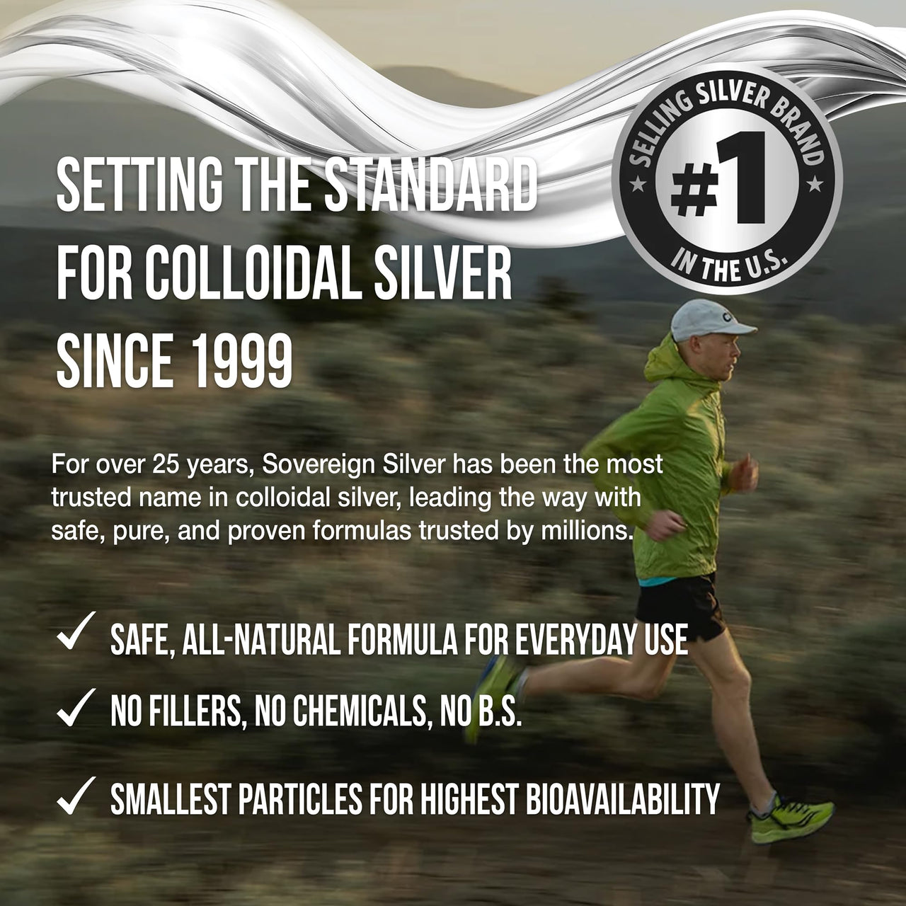 Sovereign Silver Immune Support, Colloidal Silver, Bio-Active Silver Hydrosol,10 ppm, Fine Mist Spray, 2 Fl Oz