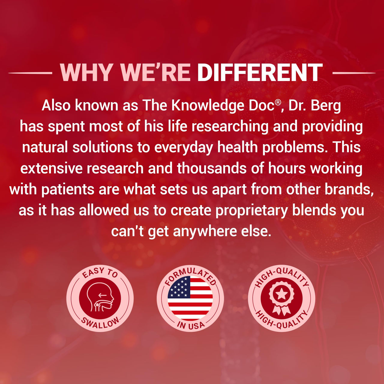 Dr. Berg Adrenal Glandular - Hormone Balance Formula That Supports Healthy Adrenal Function - Adrenal Support Supplement - 60 Capsules