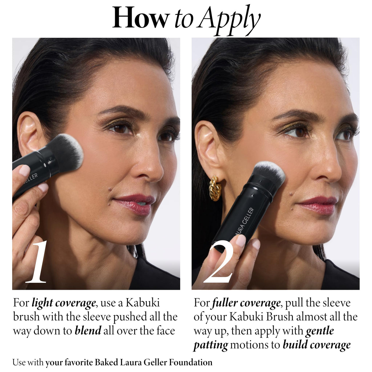 LAURA GELLER NEW YORK Award-Winning Baked Balance-n-Brighten Color Correcting Powder Foundation - Fair - Buildable Light to Medium Coverage - Demi-Matte Natural Finish