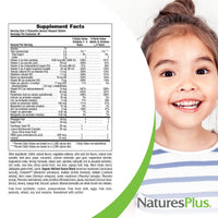 Thumbnail for NaturesPlus Animal Parade Sugar-Free Children's Multivitamin - Assorted Cherry, Grape & Orange Flavors - 90 Chewable Tablets - 45 Total Servings
