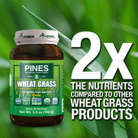 Thumbnail for Pines International Wheat Grass Powder, 3.5 Ounce
