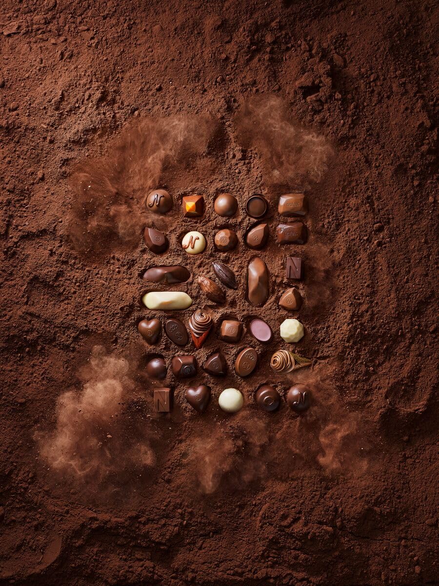 Neuhaus Belgian Chocolate Classic Discovery Collection – 24 Timeless Neuhaus Pieces Assorted Milk, White & Dark Chocolate Pralines – Gourmet Chocolate Gift