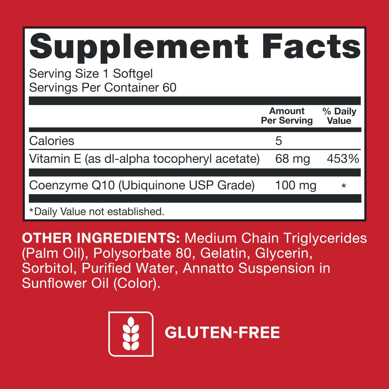 Qunol Ultra CoQ10 100mg 3X Better Absorption Patented Water and Fat Soluble Natural Supplement Form Coenzyme Q10 Antioxidant for Heart Health Packs Softgels, 120 Count