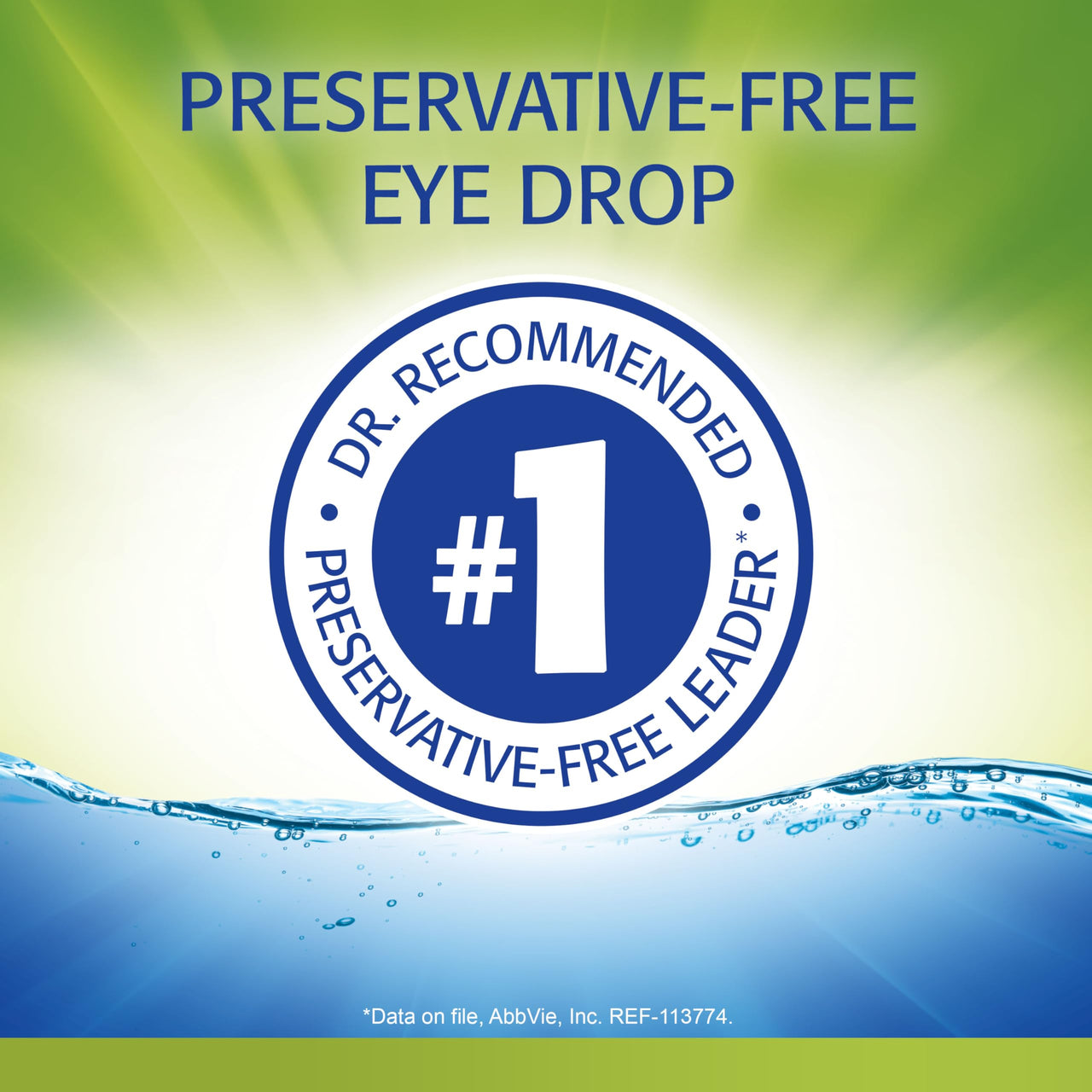 REFRESH RELIEVA PF Preservative-Free Artificial Tears Lubricant Eye Drops, 0.33 fl oz (10 mL), 1 Count
