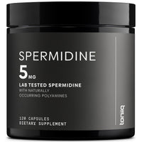 Thumbnail for Toniiq Ultra Concentrated 500mg Spermidine Supplements for Men and Women - Non-Synthetic Spermidine Standardized to No Less Than 1% - 5mg per Serving Rice Germ Extract
