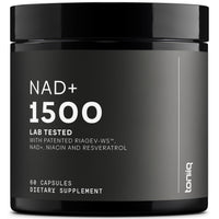 Thumbnail for Toniiq Ultra High Strength 1500mg NAD+ Supplement - Clinically Studied Ingredients with Patented RiaGev-WS™, Resveratrol, and Niacin - 60 Capsules