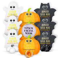 Thumbnail for SpaLife Facial Mask Sheet Bundle - Pumpkin, Ghost, Bat - Halloween Character Mask Bundle - Face Masks for Skin Care - Moisturizing Sheet Face Masks - Skincare Pack for Women - Spa Beauty Masks