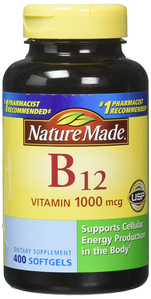Nature Made Vitamin B12 1000 mcg., 400 Softgels