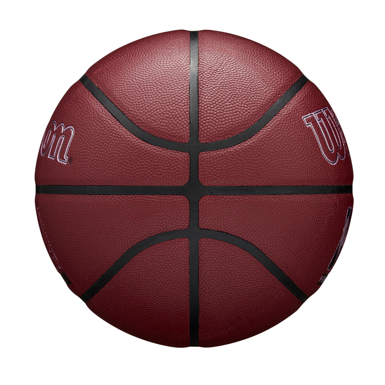 WILSON NBA Forge Plus Indoor/Outdoor Basketball - Maroon, Size 7-29.5"