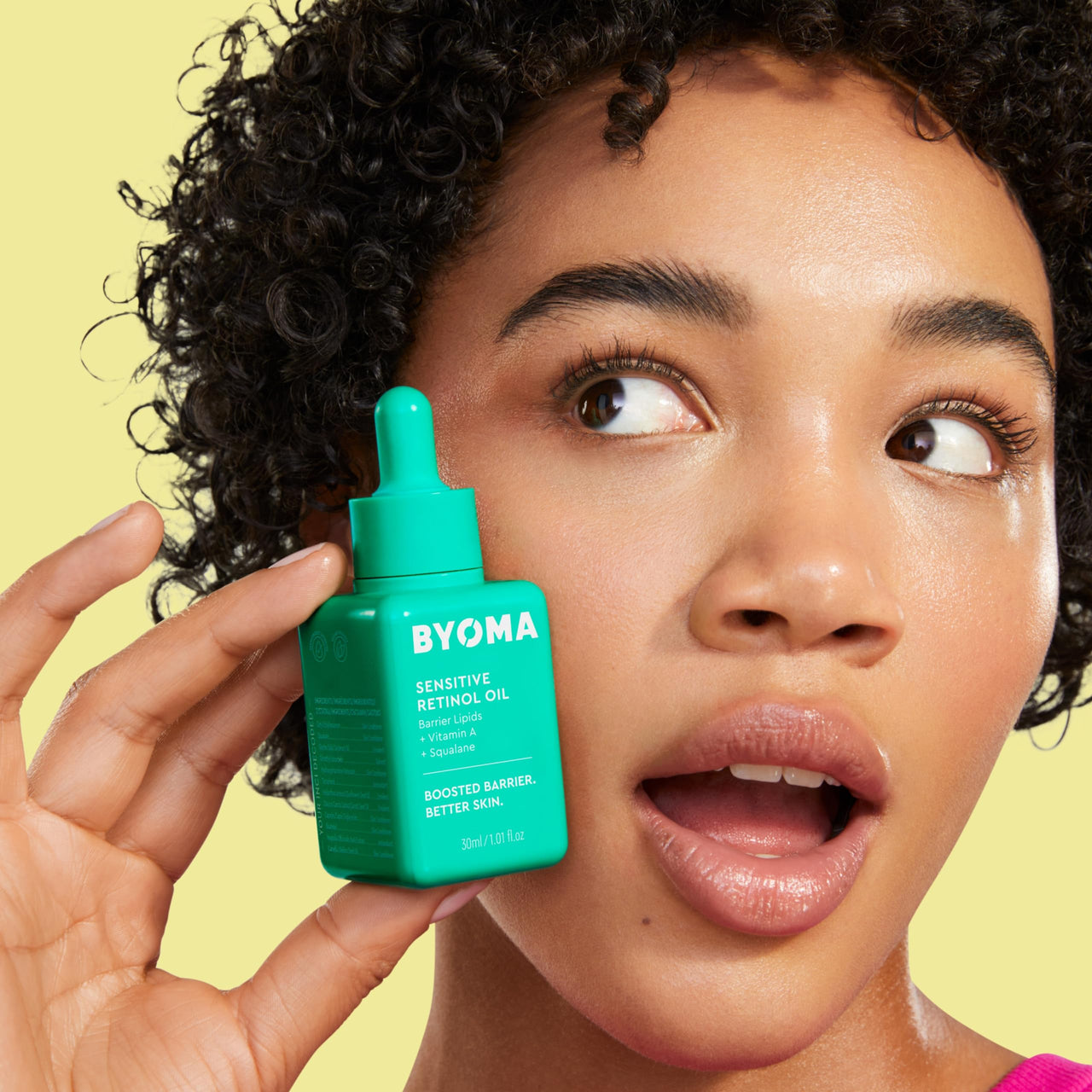 BYOMA Sensitive Retinol Oil - Face Treatment with Squalane & Vitamin A - Ideal for Sensitive Skin - Barrier Repair - 1.01 Fl. Oz