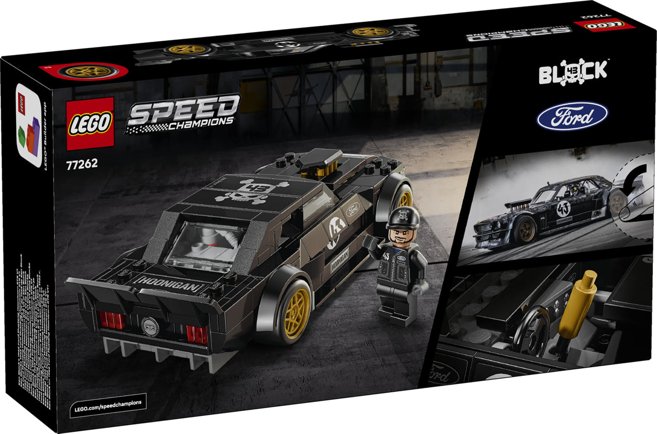 LEGO Speed Champions Ken Block's '65 Ford Mustang Hoonicorn V1 Toy Building Blocks, Toy, Birthday Gift, Present, Blocks, for Boys and Girls, Children, Ages 9 to 11, Elementary School Students