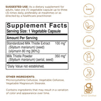 Thumbnail for Solgar - Milk Thistle (Silybum Marianum, 100 mg, 250 veggie caps