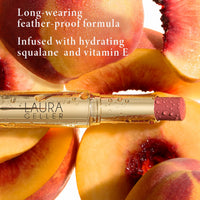 Thumbnail for LAURA GELLER NEW YORK Jelly Balm Moisturizing Tinted Lip Balm - Just Peachy - Hydrating Vitamin E - Semi-Shine Finish