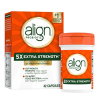 Thumbnail for Align Probiotic, Extra Strength, Probiotics for Women and Men, Probiotics for Men, Probiotic Capsules have 5X CFUs, 42 Capsules