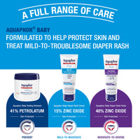 Thumbnail for Aquaphor Baby Diaper Rash Cream, 3-in-1 Diaper Rash Relief, 3.5 Oz Tube, (Pack of 3)