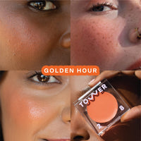 Thumbnail for Tower 28 Beauty BeachPlease Cream Blush for Cheeks and Lips - Multi-Purpose Lip and Cheek Tint in Orange Blush - for Sensitive Skin – Color GOLDEN HOUR, Luminous Finish