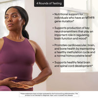 Thumbnail for THORNE - 5-MTHF - Methylfolate (Active B9 Folate) Supplement - Supports Cardiovascular Health, Fetal Development, Nerve Health, Methylation & Homocysteine Levels* - 60 Servings - 5-MTHF 5mg