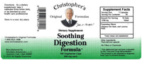 Thumbnail for Christopher's Original Formulas Soothing Digestion - 180 Vegetarian Capsules
