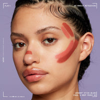 Thumbnail for NYX PROFESSIONAL MAKEUP Wonder Stick Blush with Hydrating Hyaluronic Acid, Dual-Ended Cream Blush Stick - Coral & Deep Peach