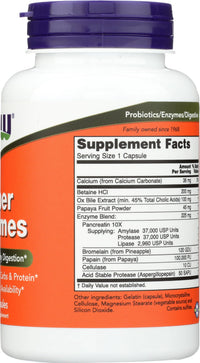 Thumbnail for Now Foods Super Enzymes - 90 Capsules