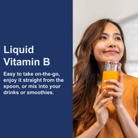 Thumbnail for Carlson - B-6 Liquid, Vitamin B-6, Energy Production, Heart Health, Berry Lemonade Flavor, 120 mL (4 Fl Oz)