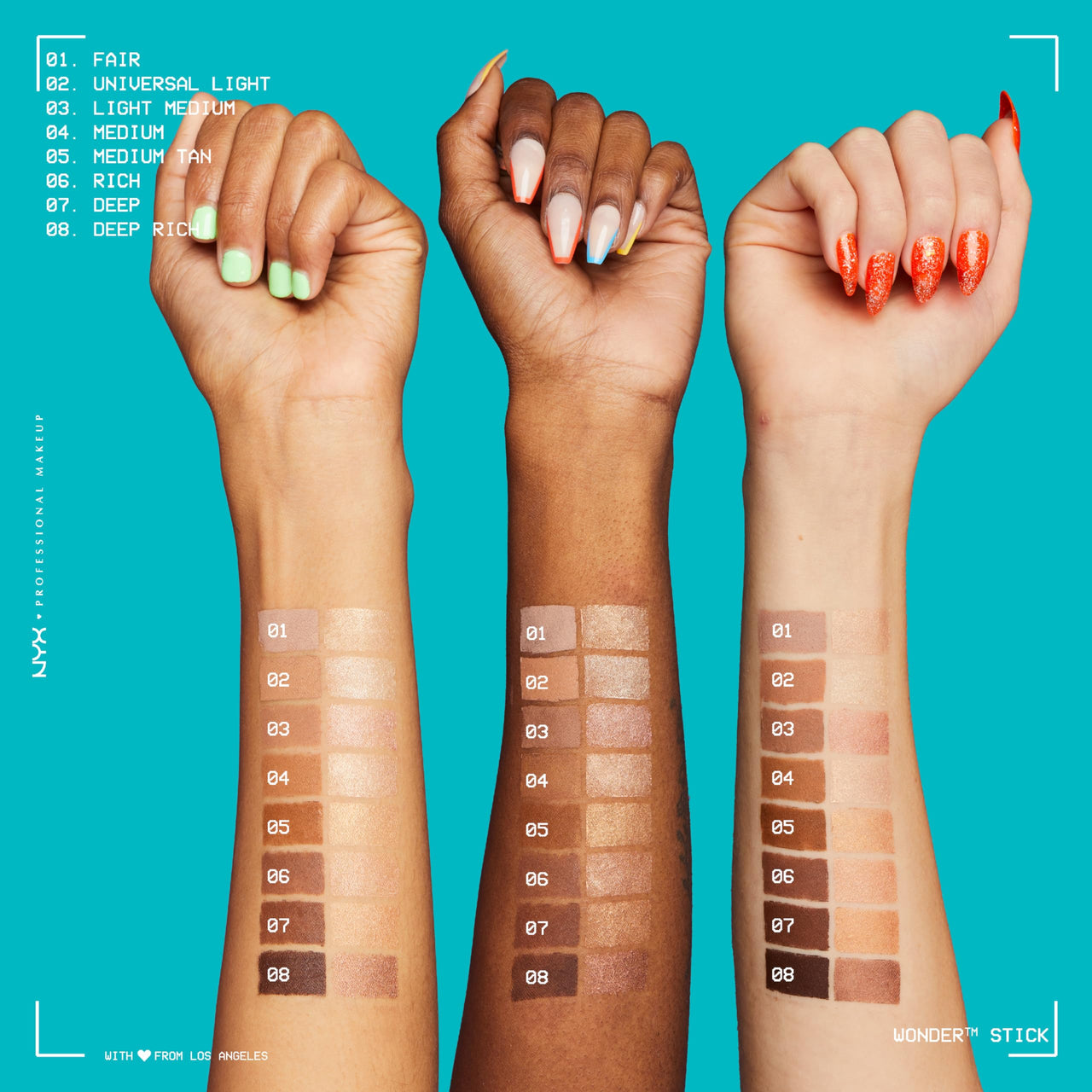NYX PROFESSIONAL MAKEUP Wonder Stick, Face Shaping & Contouring Stick - Deep