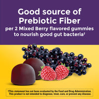 Thumbnail for Nature Made Probiotic + Prebiotic Fiber Gummies for Daily Gut Health, Fiber Supplement with Probiotics for Digestive Health Support, 50 Gummies, 25 Day Supply