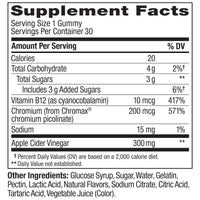 Thumbnail for OLLY Metabolism Gummy Rings, Apple Cider Vinegar, Vitamin B12, Chromium, Energy and Digestive Health, Chewable Supplement, Apple Flavor - 30 Count
