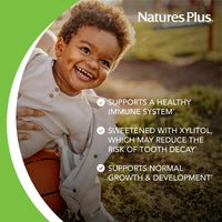 Thumbnail for NaturesPlus Animal Parade Gold Children's Multivitamin - 120 Animal-Shaped Chewable Tablets - Assorted Cherry, Orange & Grape Flavors - Vegan, Gluten Free - 60 Total Servings