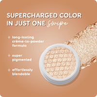 Thumbnail for ColourPop Super Shock Shadow - High-Pigment, Crème-Powder Eye Makeup - Single Glitter Eyeshadow with Zero Fallout and Unique Bouncy Texture - Soft Golden Ivory Eyeshadow - Sunrise Hike (0.07 oz)