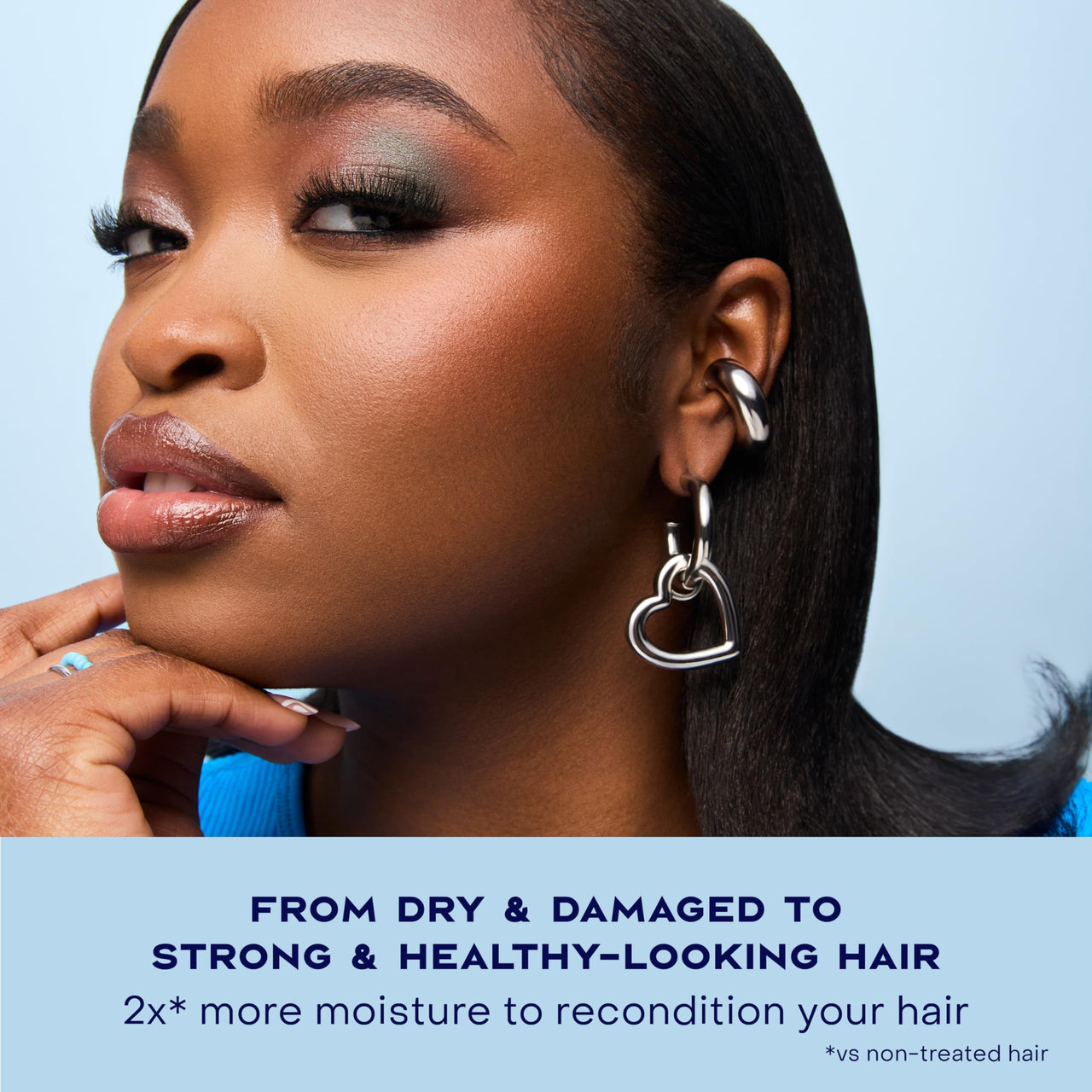SheaMoisture Strengthen & Protect Hair Oil Manuka Honey & Yogurt Reduces Heat Damage and Protects Hair with an Amla Oil and Manuka Honey Infused Lightweight Formula 3.3fl oz