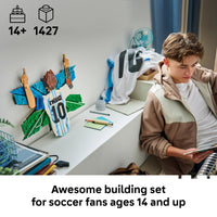 Thumbnail for LEGO Editions Lionel Messi – Celebration - Building Set for Boys & Girls, Ages 14+ - Collectible Soccer Gift for Fans - Kids Bedroom or Shelf Decor - 43018