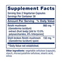 Thumbnail for Life Extension Reishi Extract Mushroom Complex - Mushrooms Herbal Supplement for Immune Support – Ganoderma Lucidum Extract - Gluten-Free, Non-GMO, Vegetarian – 60 Capsules